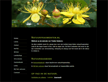 Tablet Screenshot of natuurfragmenten.nl